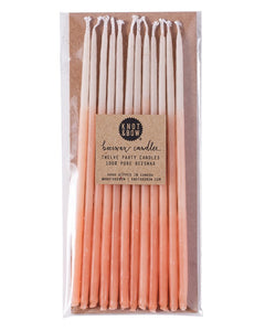 Ombré Beeswax Party Candles 10" (12-pck)