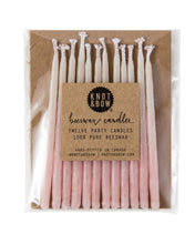 Load image into Gallery viewer, Ombré Beeswax Party Candles 3&quot; (12-pck)

