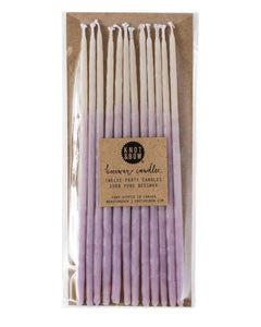Ombré Beeswax Party Candles 10" (12-pck)